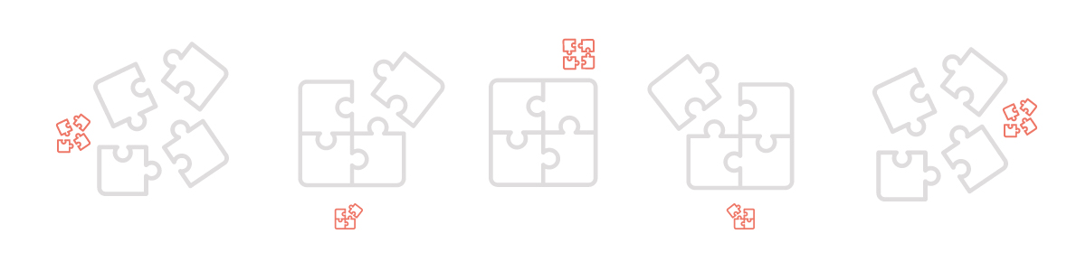 Puzzle illustration banner