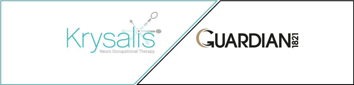 Krysalis Consultancy and Guardian logos